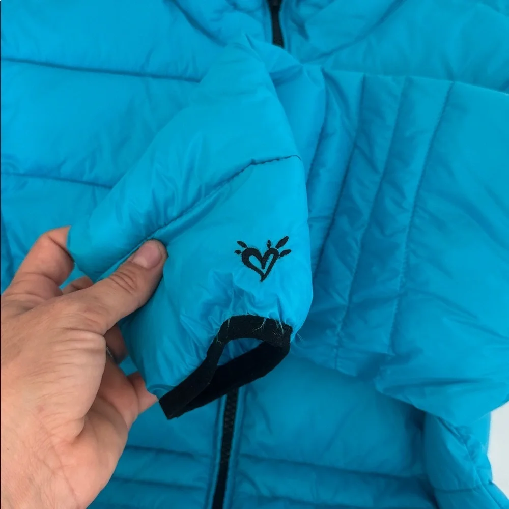 Justice teal puffer